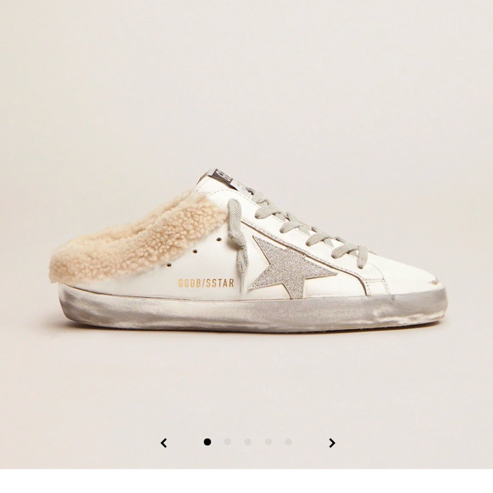 Golden goose size 38 teddy star sneaker